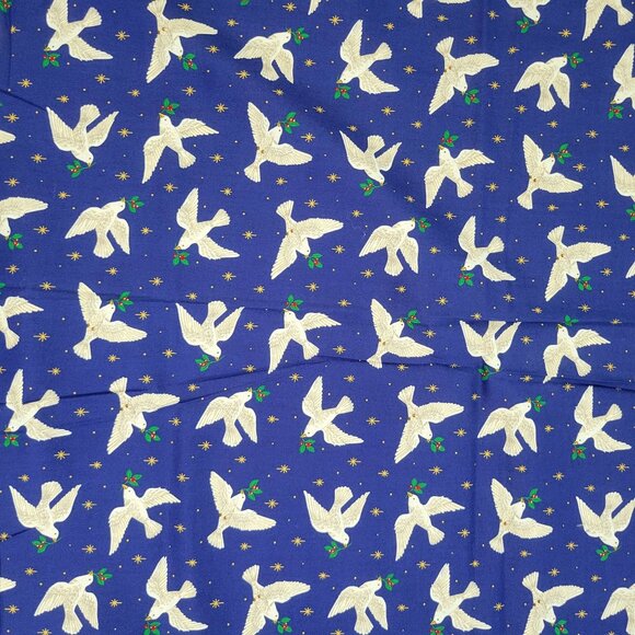 Peace On Earth Cranston Print Works Cotton Fabric Panels Set Quilt Starter - Picture 4 of 8